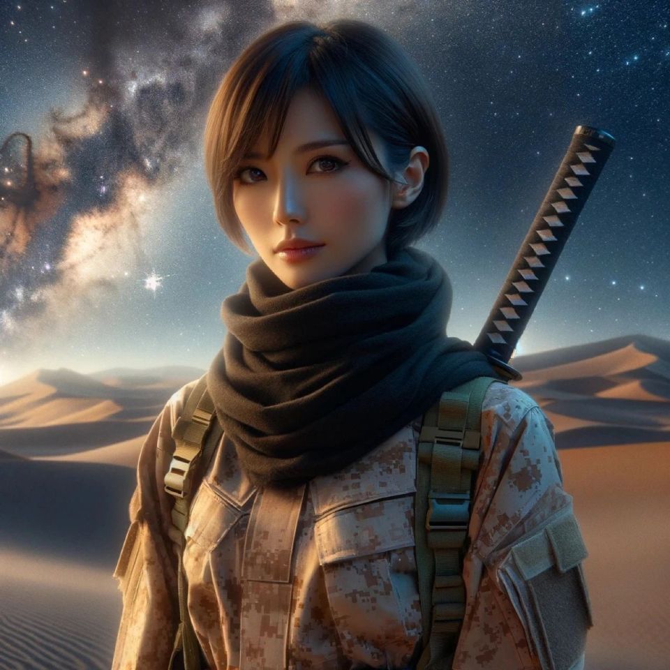 又美又飒我用ai画出三体中短发杀手版智子