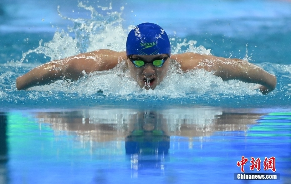 全国春季游泳锦标赛男子200米蝶泳陈俊儿夺冠