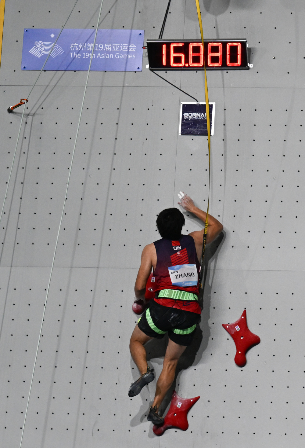 攀岩——男子团体速度接力:中国队夺冠_腾讯新闻