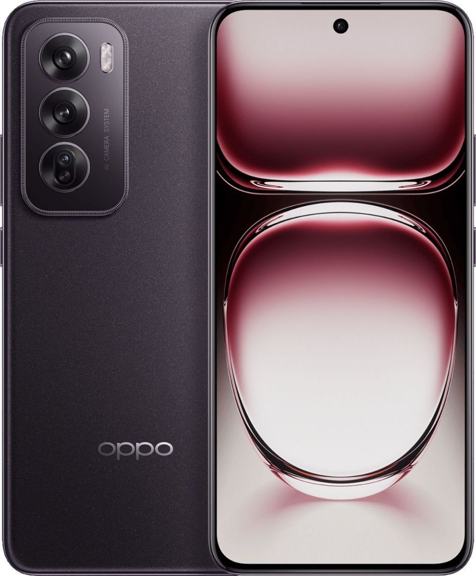 oppo reno 12 系列手机渲染图曝光:等深微曲屏