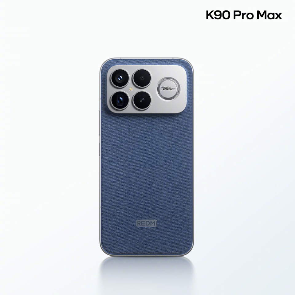 小米REDMI K90 Pro Max 丹宁色亮相：牛仔蓝+ 第三代科技纳米皮-腾讯新闻