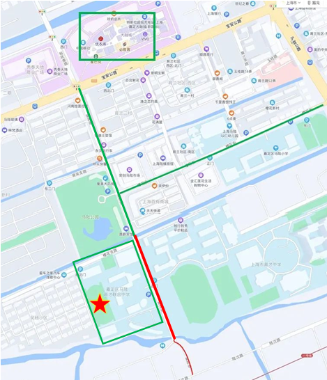 13:00-16:30交通管制时间,路段:马陆育才联合中学沿新建一路向北转至