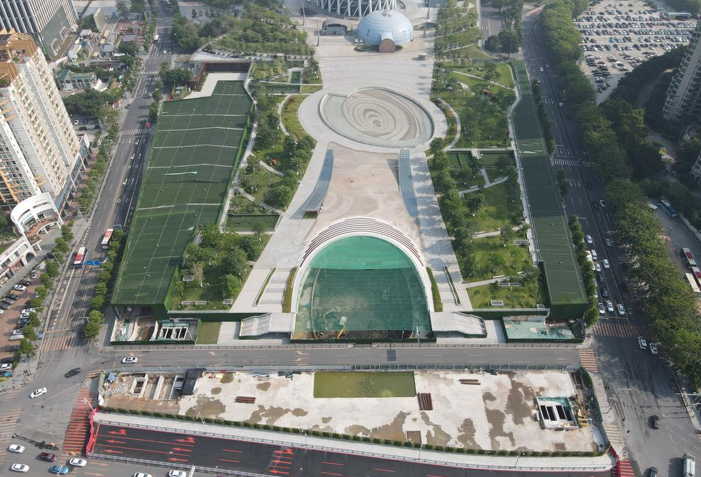 总进度已达65广州塔南广场明年上半年开业