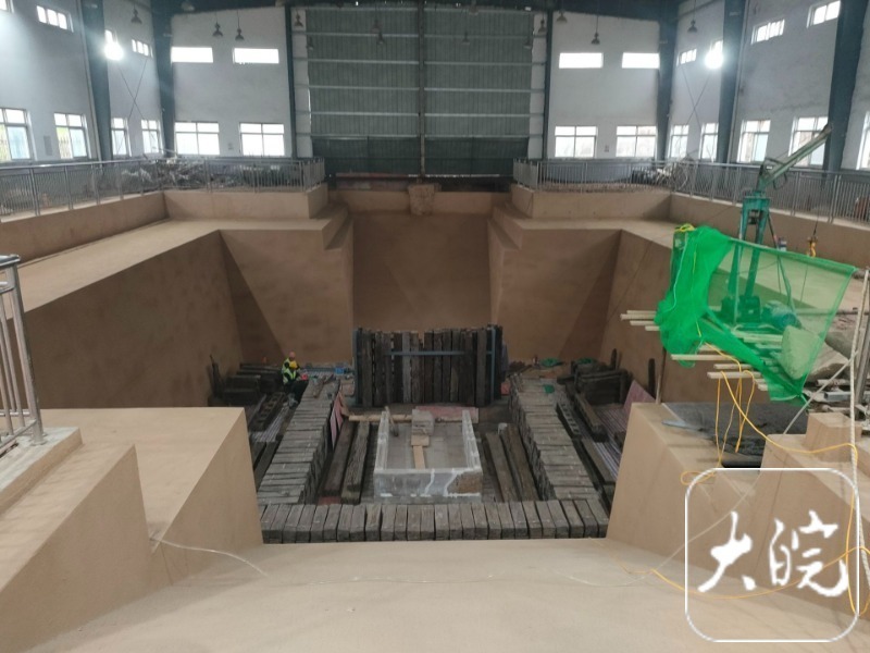 历时近四年,六安双墩一号汉墓遗址本体保护工程进入"收尾"阶段_腾讯