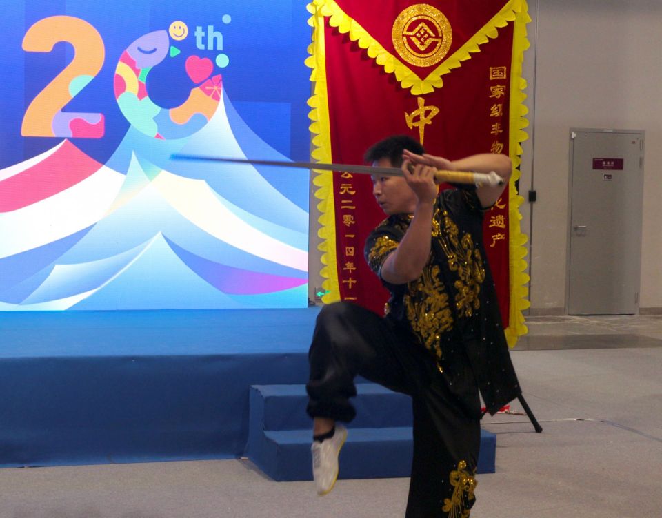 中国非遗武术——"戳脚"首次亮相文博会