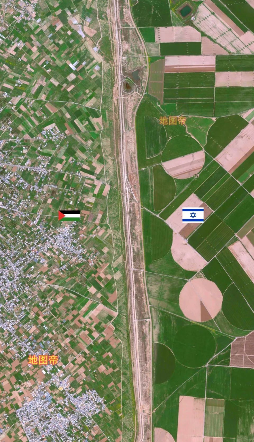 以色列卫星地图图片