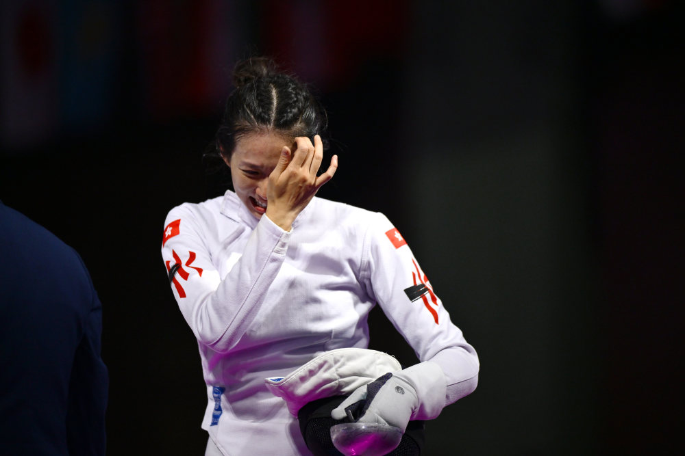 巴黎奥运会丨击剑——女子个人重剑:中国香港选手江旻憓夺冠