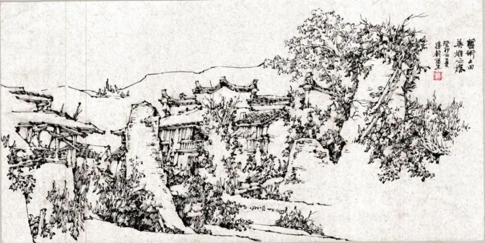 作者胡胜钧,安徽省黄山市人,永泰技术学校职工《上田古村》作者谢祥国