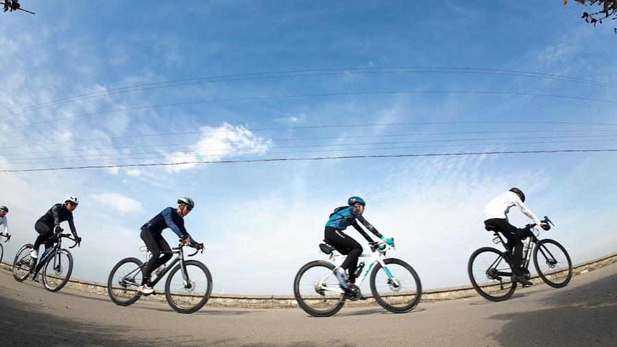 山东省沿黄沿运暨第三届自行车城市联赛陵城站开赛