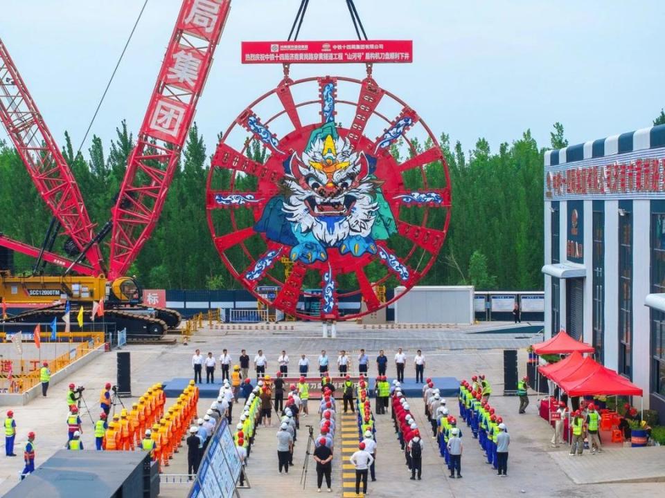 济南市黄岗路穿黄隧道盾构始发进入"倒计时"!