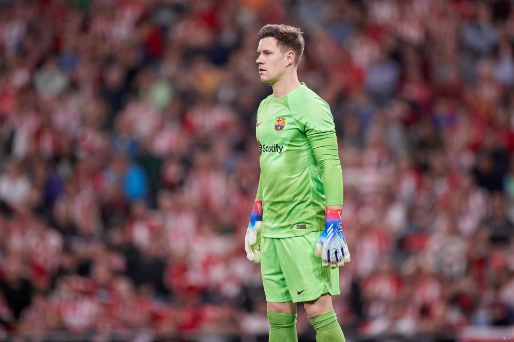 记者特尔施特根仍未参加合练但并未排除周末出战可能