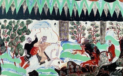 鹿 莫高窟第285窟(西魏)山峦与药叉 莫高窟第251窟(北魏)须摩提女因缘