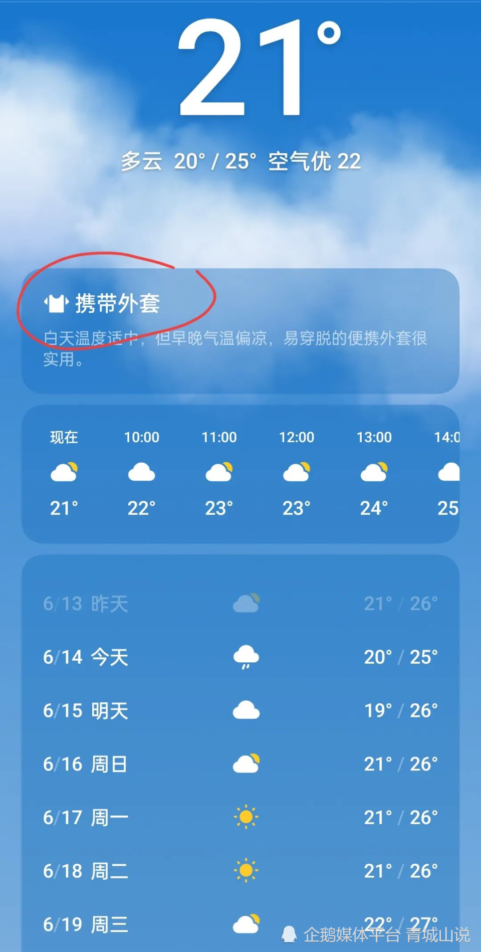 青岛市十五天天气预报