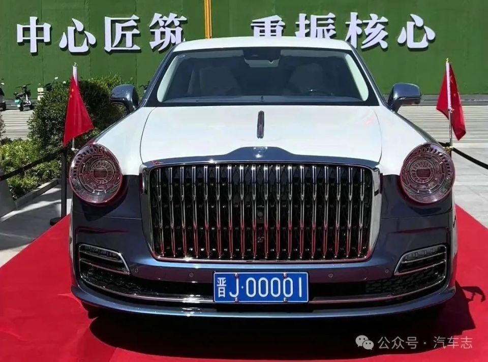 最贵国产车全国首台红旗国礼,晋j00001车牌曾挂在劳斯莱斯幻影