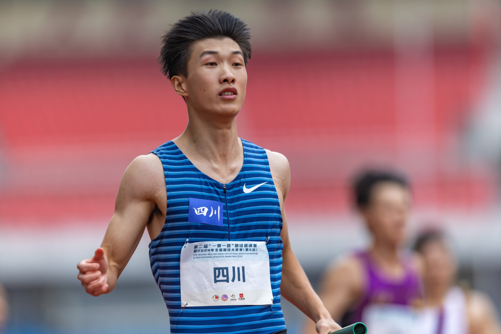 田径——全国田径大奖赛第五站:四川队夺得男子4x100米接力赛冠军