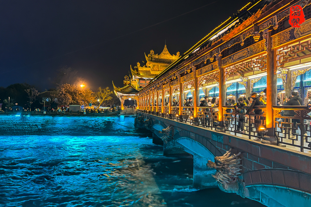 都江堰南桥:雕梁画栋被誉水上画楼,还是拍写真和蓝眼泪的好地方