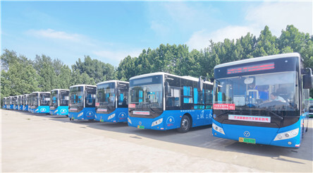 齐河75辆新时代文明实践号公交车出租车护航高考