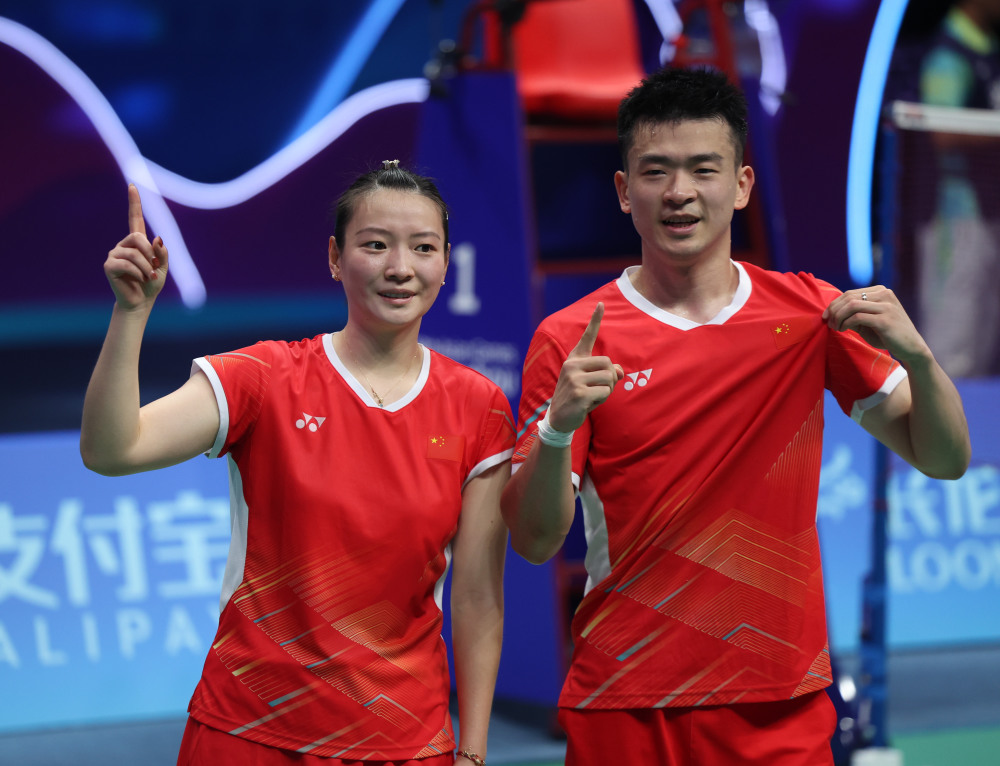羽毛球——郑思维/黄雅琼夺得混双冠军(3)_腾讯新闻