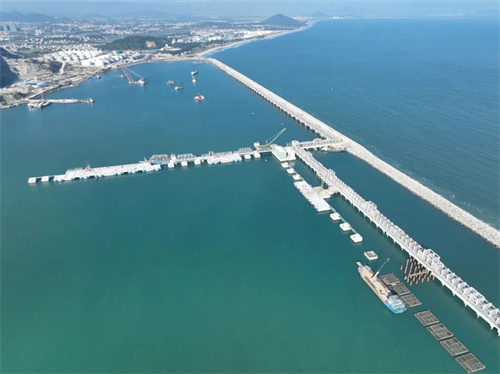 茂名港博贺新港区东区化工码头工程主体通过交工验收