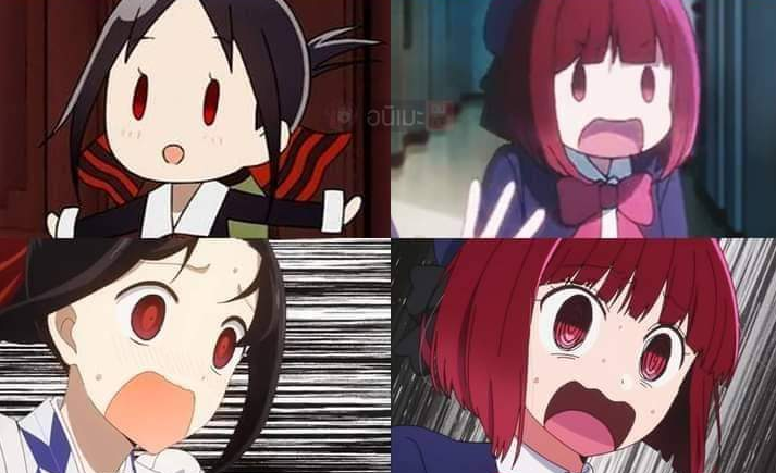 我推的孩子与辉夜大小姐 那些高度一致的画面 暗示帽皇可能会赢