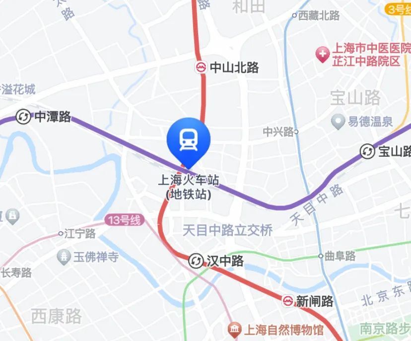 人民广场站,上海火车站站,南京东路站,静安寺站
