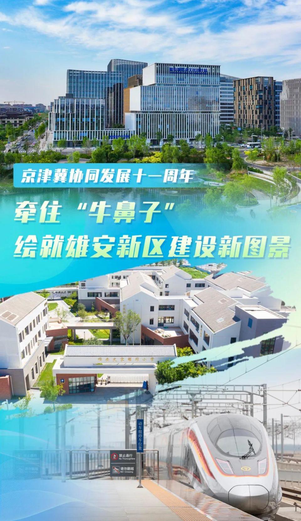 京津冀协同发展十一周年丨牵住“牛鼻子” 绘就雄安新区建设新图景