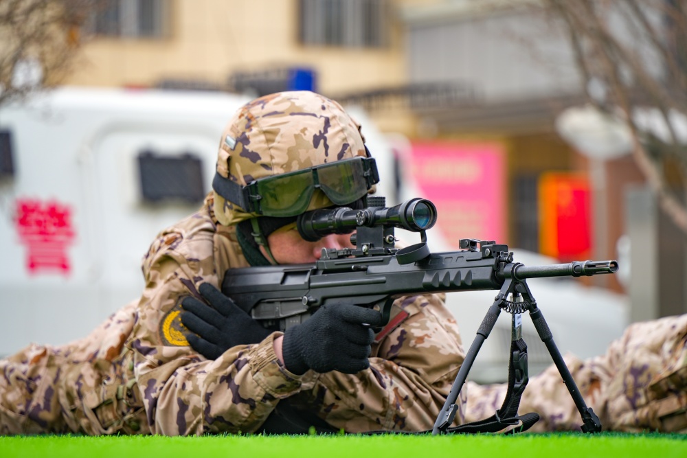 中国武警武器装备图片