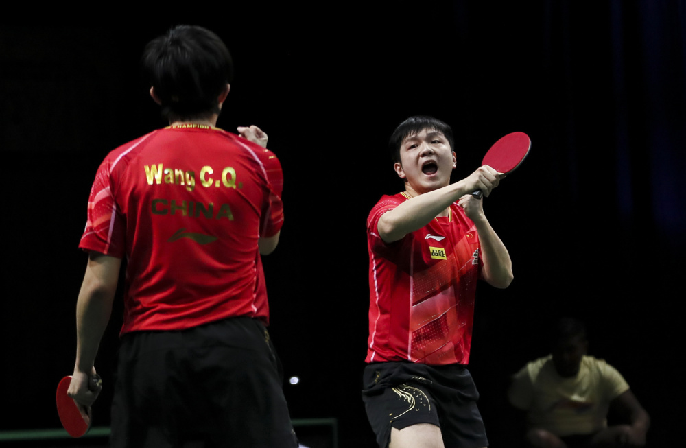 (体育)乒乓球——世乒赛:樊振东/王楚钦晋级男双决赛-腾讯新闻