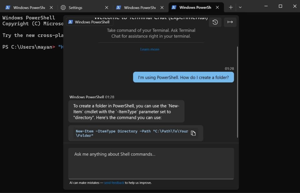 初探微软 Win10 / Win11 新版 Terminal，AI 提升终端命令体验_腾讯新闻
