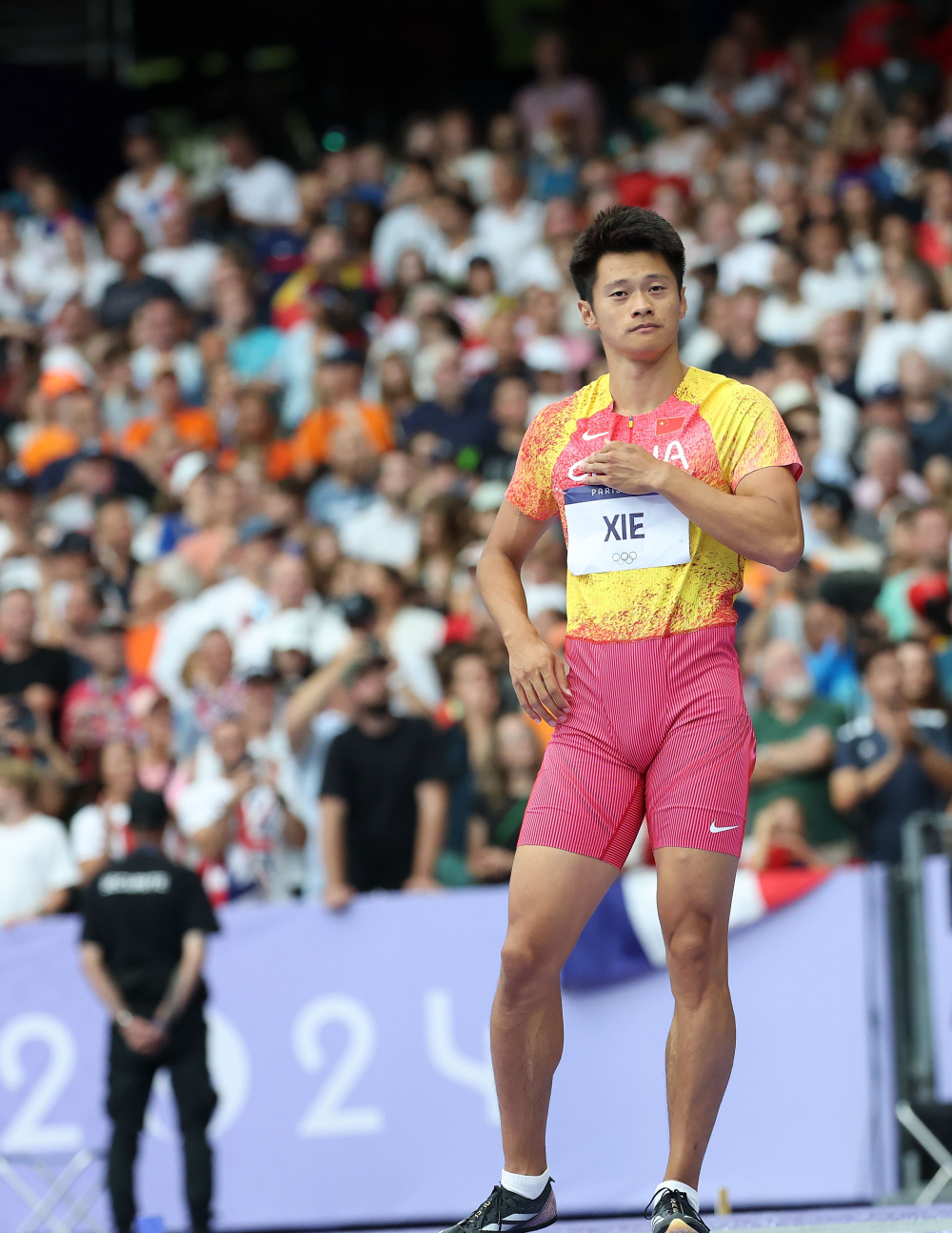 巴黎奥运会丨田径——男子4x100米接力赛况(10)