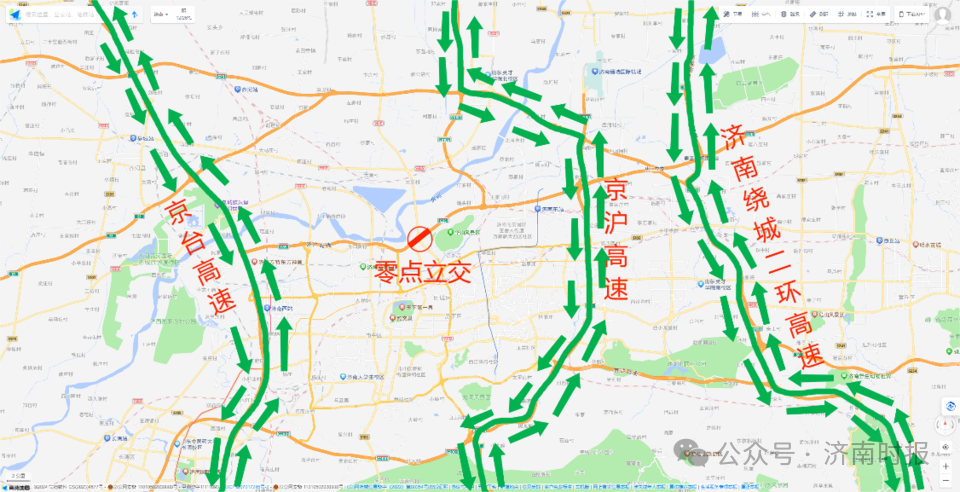 新济高速路线图图片