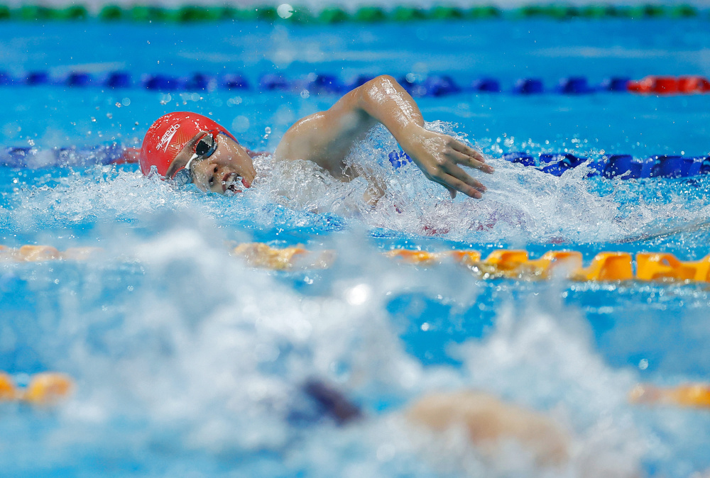 游泳校园组赛况5