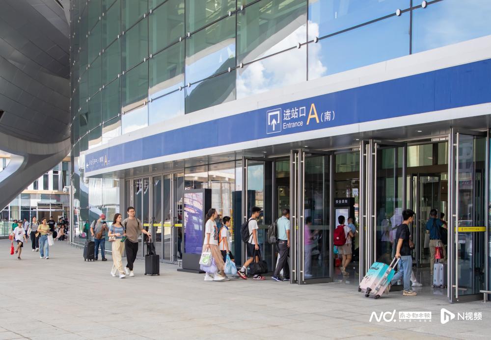 东莞虎门高铁站新建南站房临时启用,进站流线有了新变化