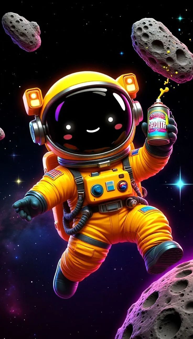 太空人创意壁纸!