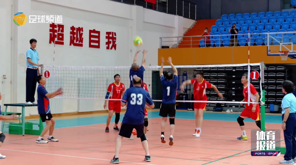 华北区老年人气排球邀请赛在呼和浩特举行