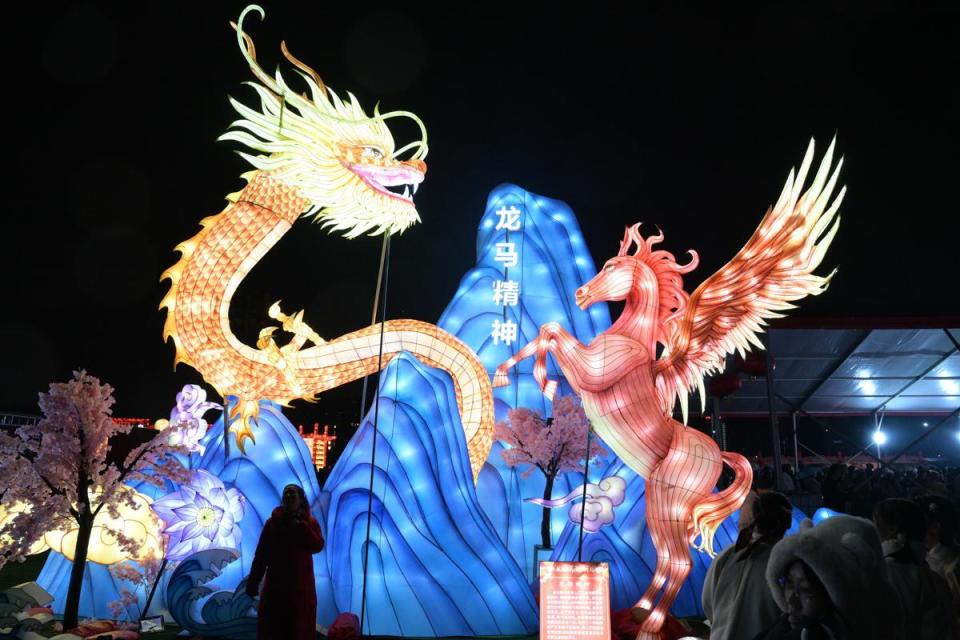 新春赏花灯,2024年长沙首届新春灯会隆重开幕