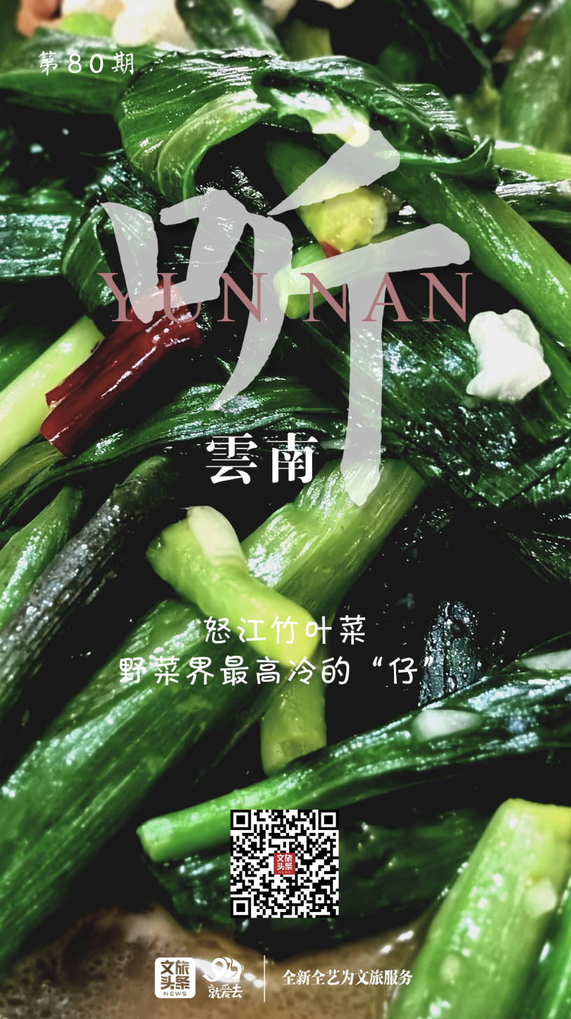 听云南|怒江竹叶菜 野菜界最高冷的"仔"