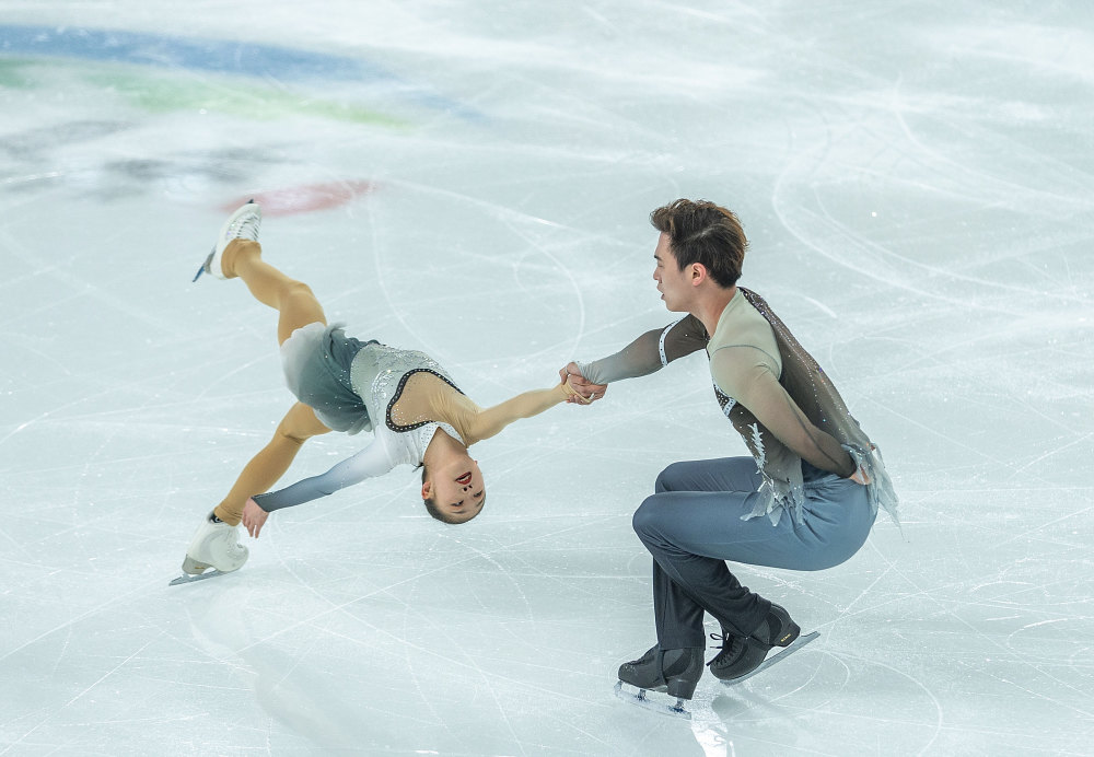 花样滑冰公开组双人滑自由滑赛况