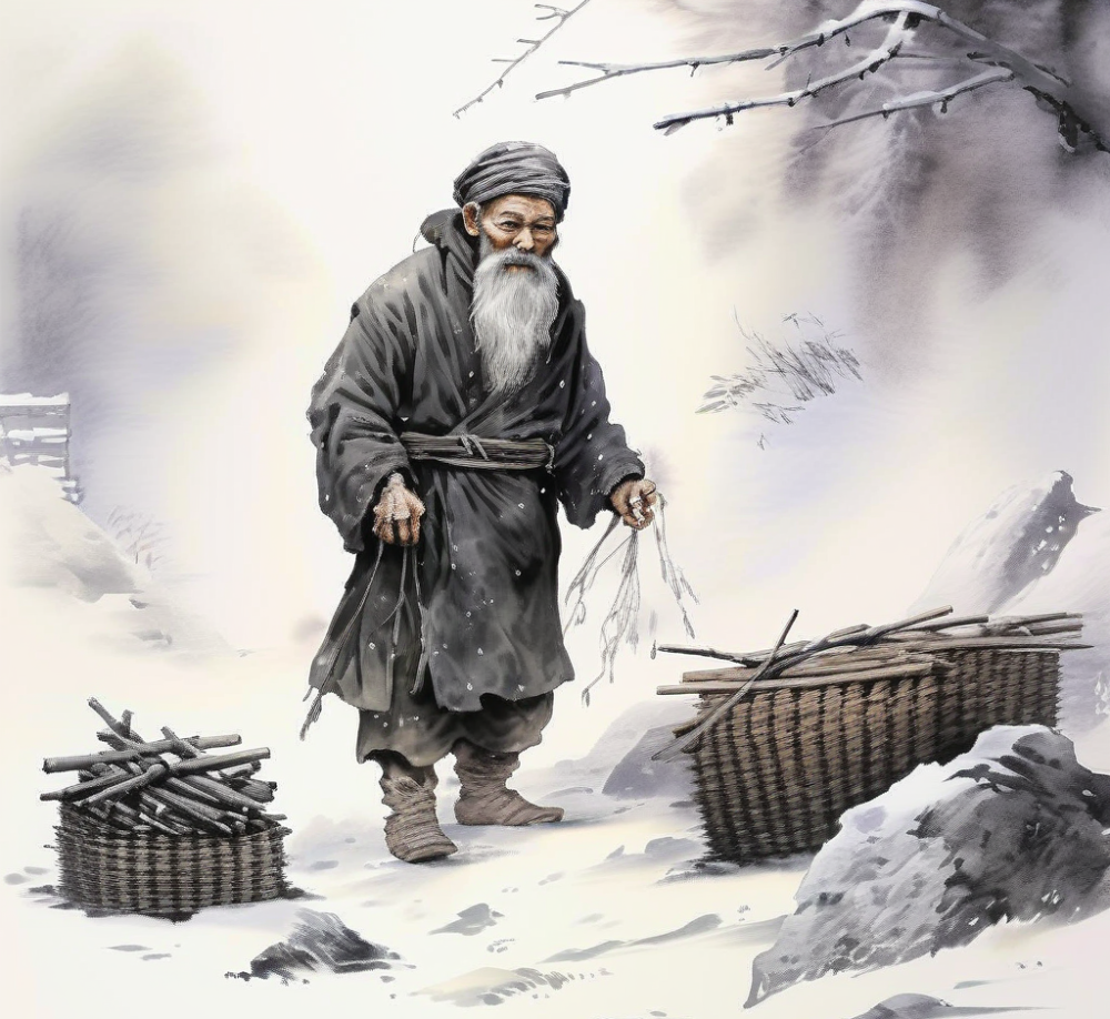 卖炭翁[唐·白居易]系向牛头充炭直.