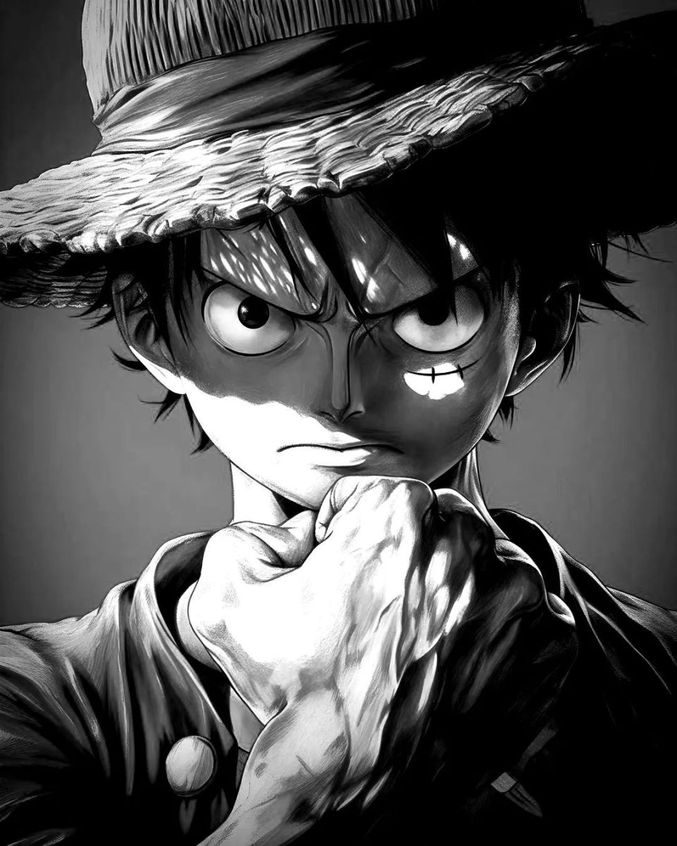 海贼王壁纸|路飞的这套图"有点炸裂"