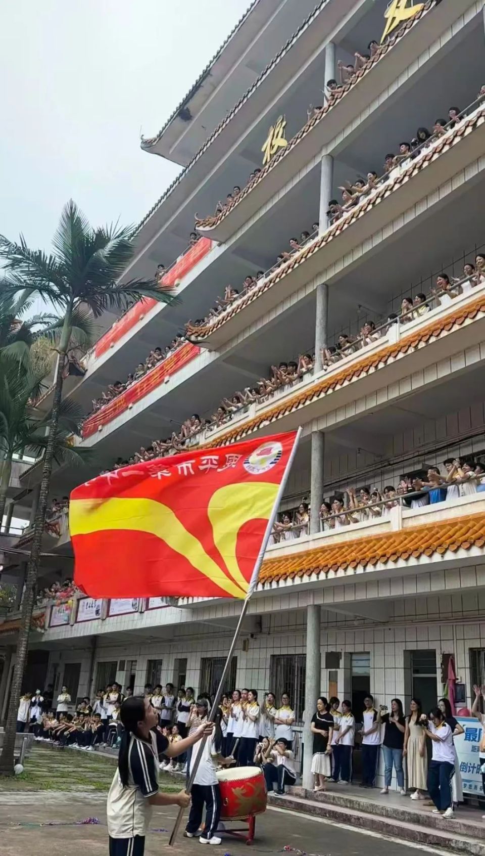 恩平各校花式助阵,为考生加油,氛围感拉满!