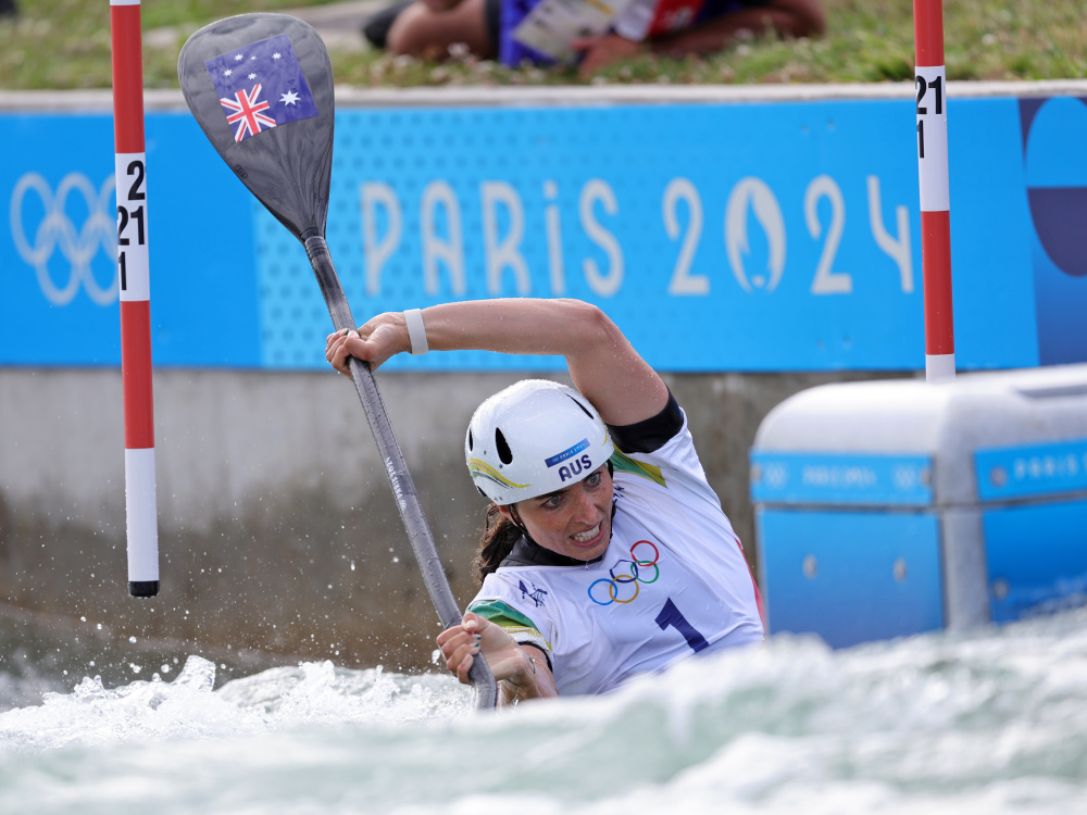 巴黎奥运会丨皮划艇激流回旋——女子单人皮艇决赛:杰西卡·福克斯