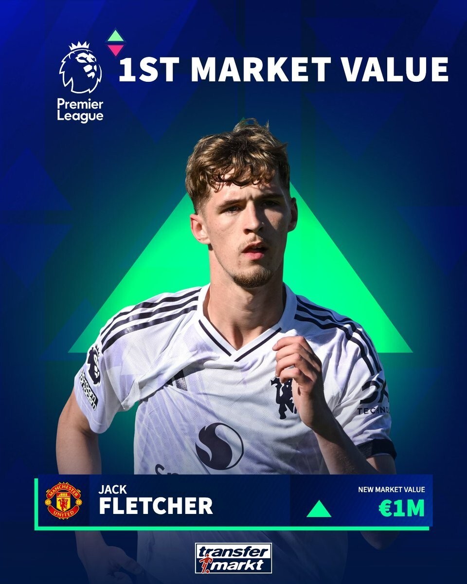 18岁的杰克-弗莱彻获得德转估价，目前身价100万欧元-腾讯新闻