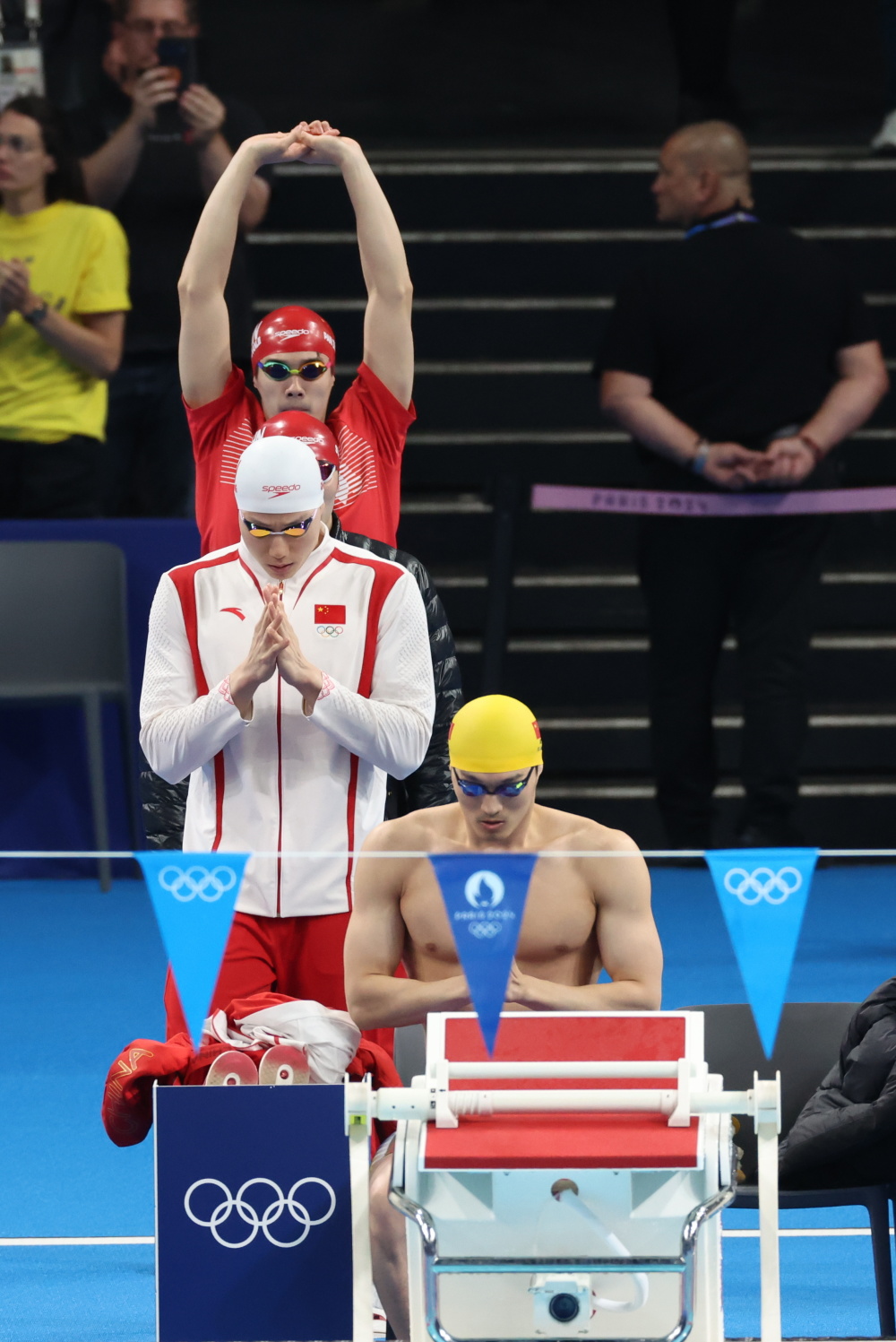 巴黎奥运会丨游泳——中国队获男子4x100米混合泳接力金牌(14)_腾讯新闻