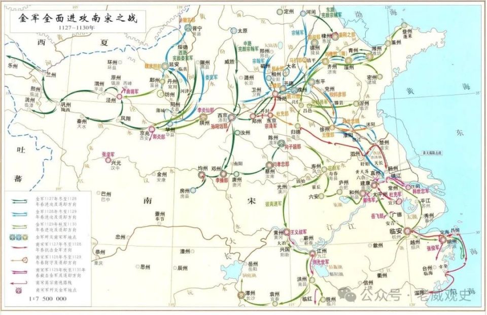 金国轻松灭掉辽国和北宋后,为什么没能继续灭掉南宋?(上)