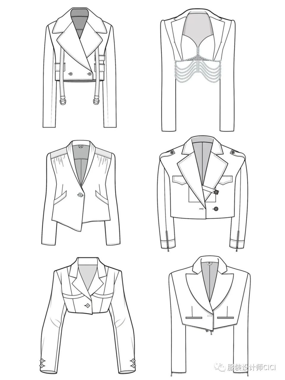 168款西装款式图合集