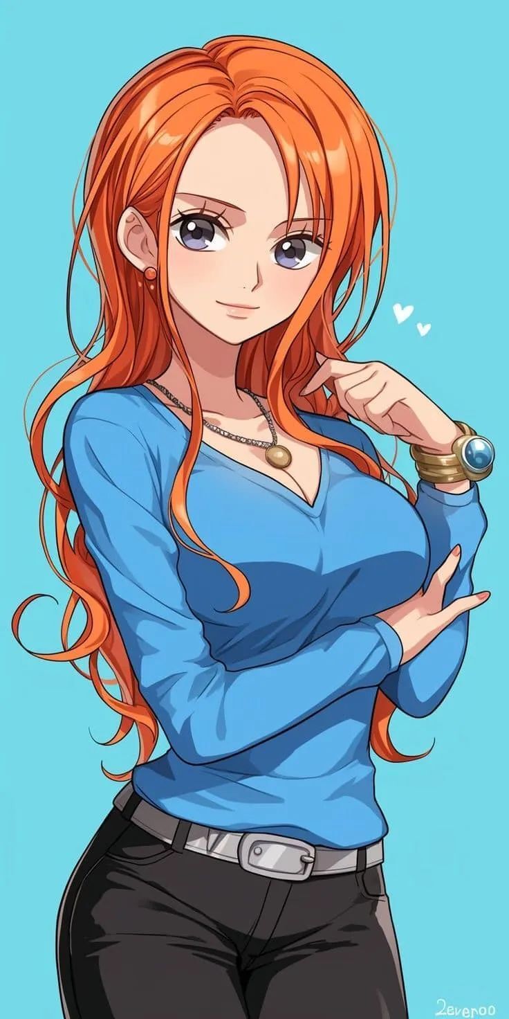 海贼王,娜美ai真人形象,清纯美丽可爱