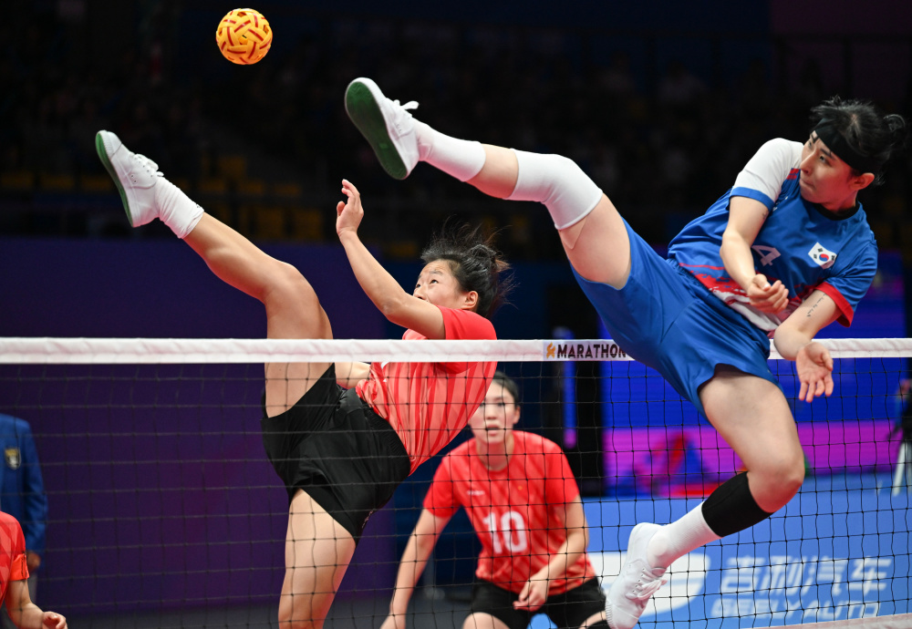 藤球——女子单组团体预选赛:中国队不敌韩国队_腾讯新闻