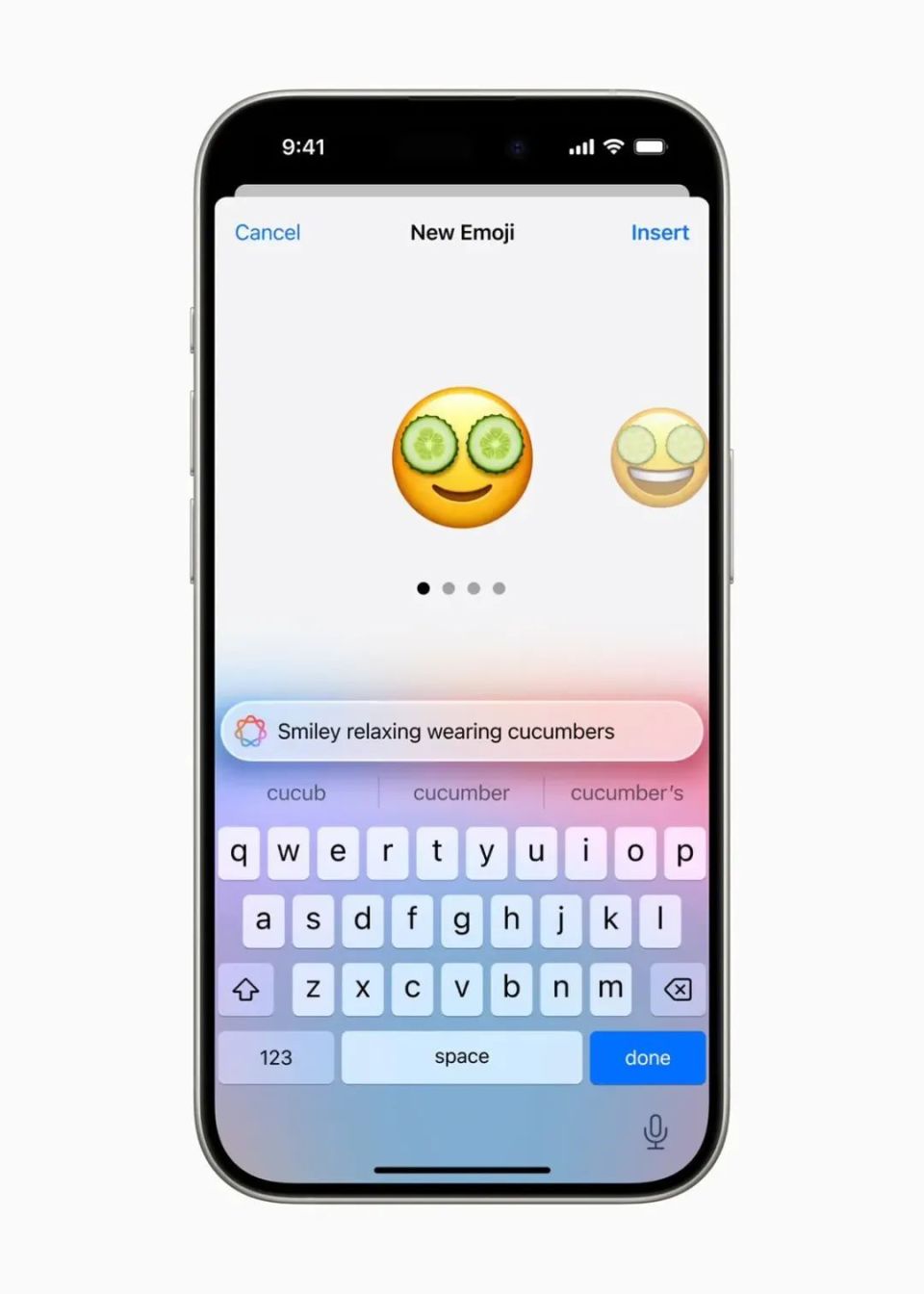 apple intelligence 除了生成图像,genmoji 功能可以让用户输入文字