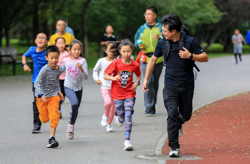 小学生的100次晨跑